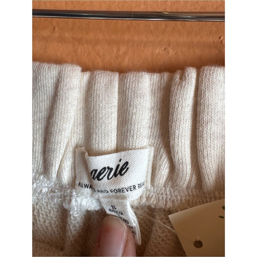 NWT Aerie Oatmeal Wide Leg Lounge Sweatpants XS - Picture 3 of 9